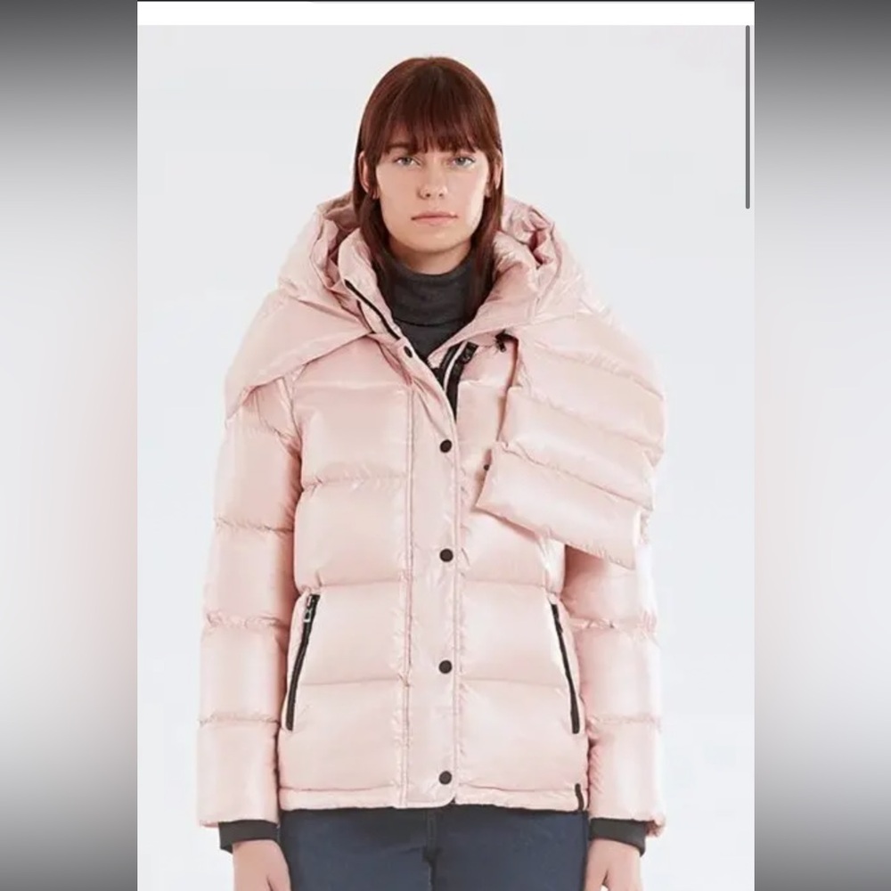 RUDSAK puffer coat in light pink size M super warm for cold weather